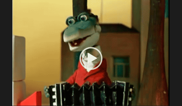 Крокодил Гена. Видео поздравление с днем рождения.