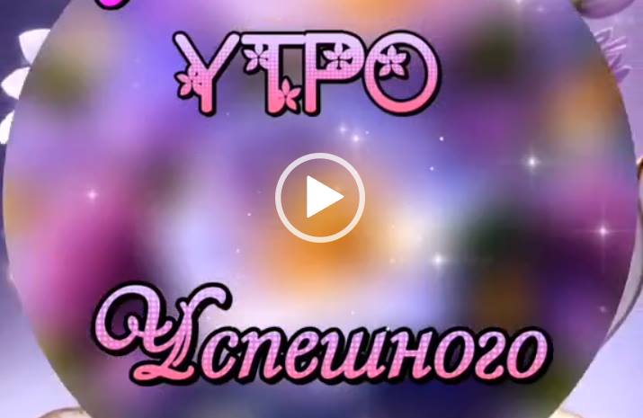 Успешного вторника! Видео пожелание доброе утро.